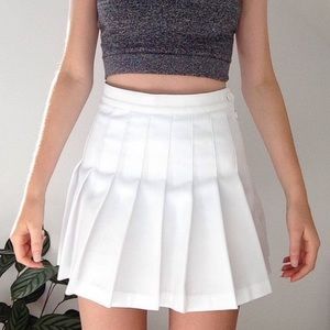 American Apparel white skirt